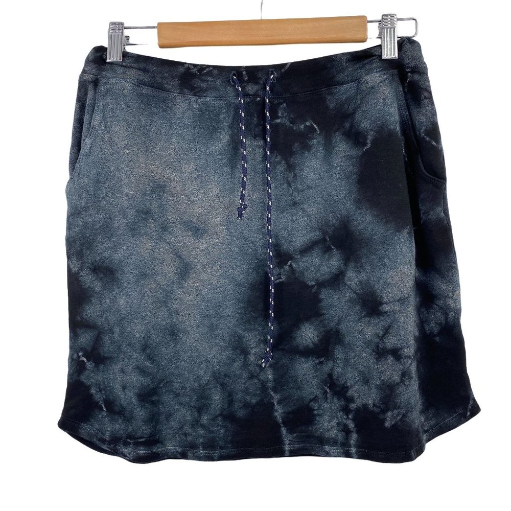 Sundry pull on tie‎ dye saturday mini skirt size 2 medium black pockets stretchy